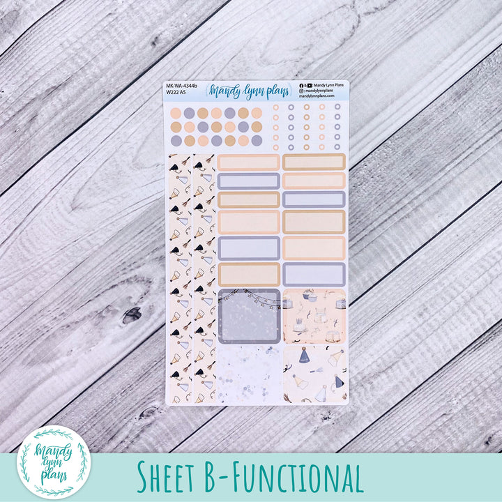 Monthly Kit || Wonderland 222 A5, B6, A6 || Time to Party || 344