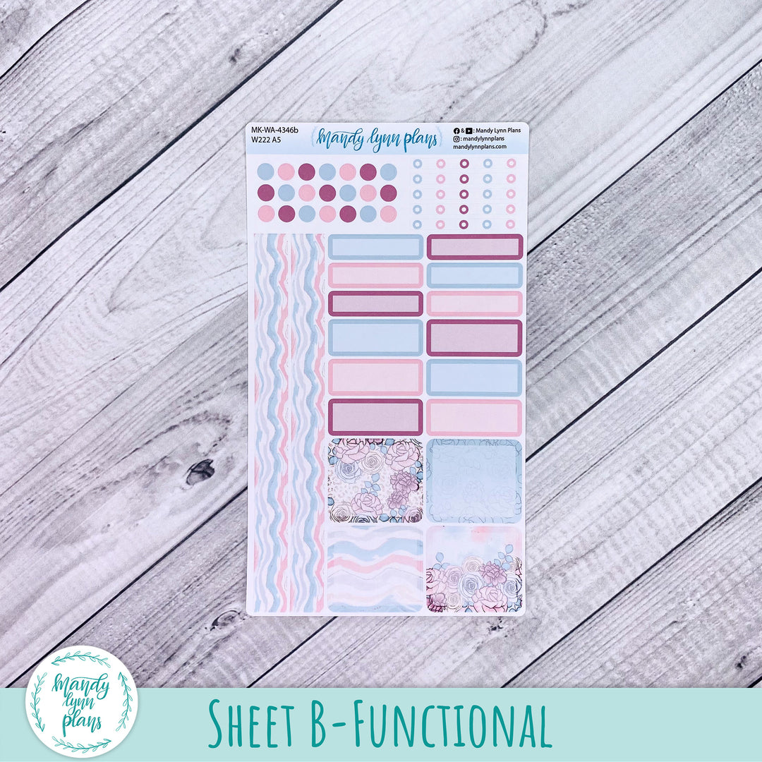 Monthly Kit || Wonderland 222 A5, B6, A6 || Pretty Pastels || 346
