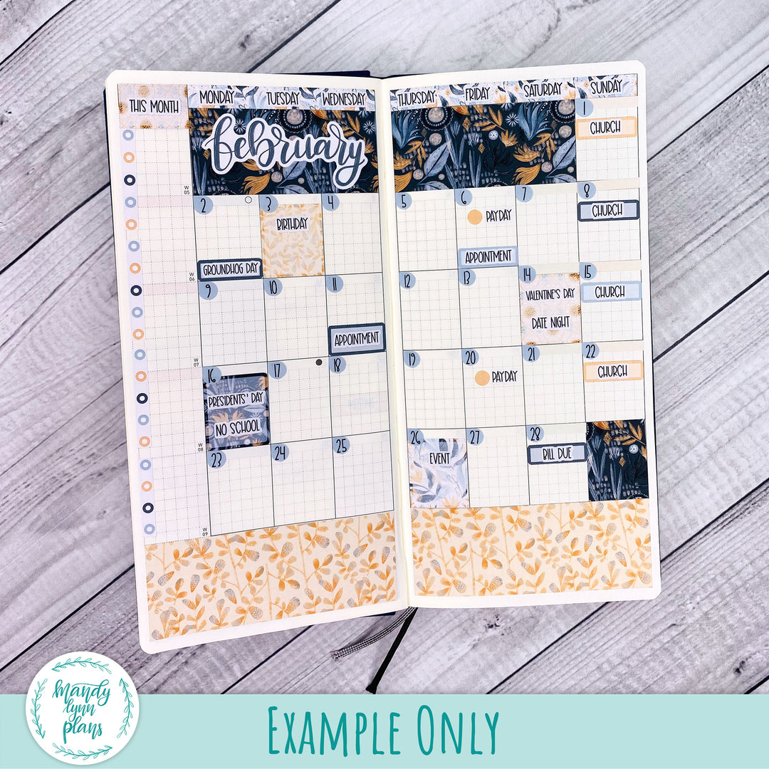 Monthly Kit || Hobonichi Cousin, Weeks, A6 || Spring Bloom || 349