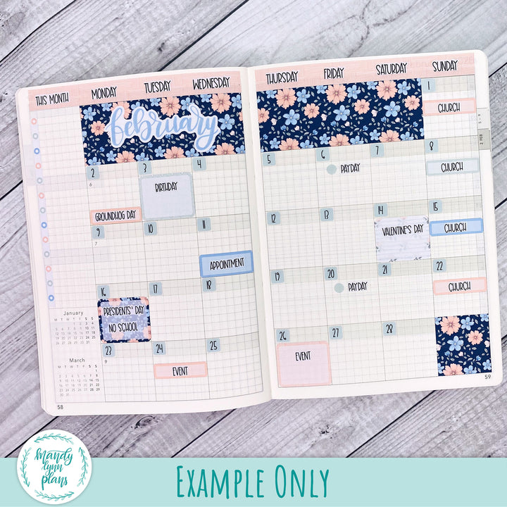 Monthly Kit || Wonderland 222 A5, B6, A6 || Tea Party || 347