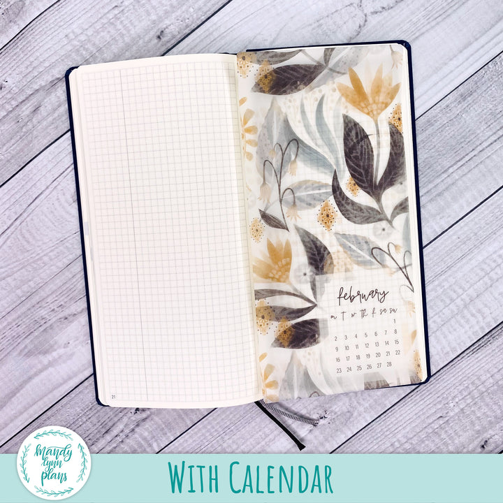Watercolor Floral Vellum || 350
