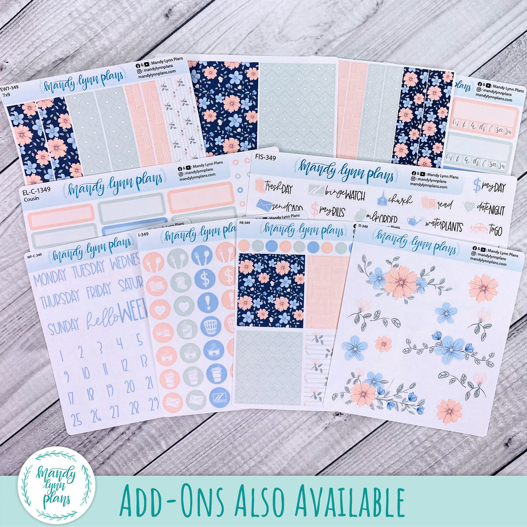 Monthly Kit || Sterling Ink A5, A5 Slim, B6, B6 Slim, N1, N2 Common Planner || Spring Bloom || 349