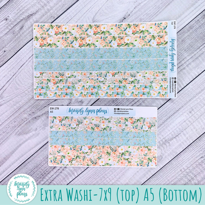 White and Peach Floral Add-Ons || 278