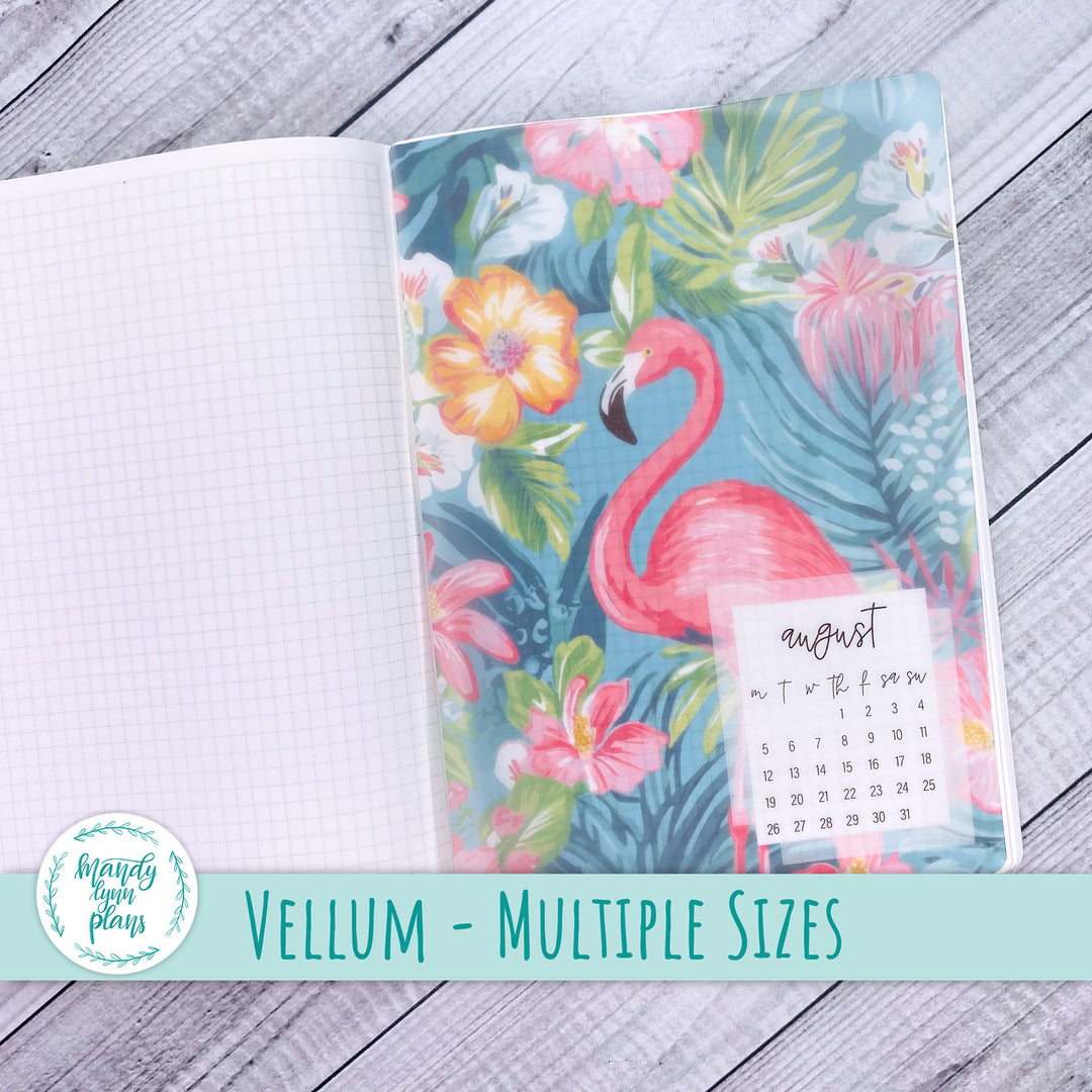 Flamingos Vellum