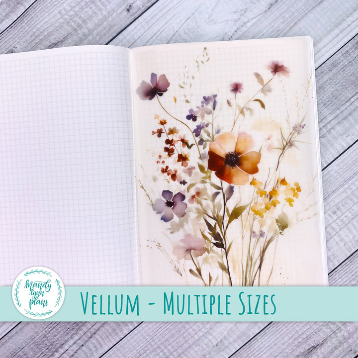 Rustic Wildflowers Vellum || 276