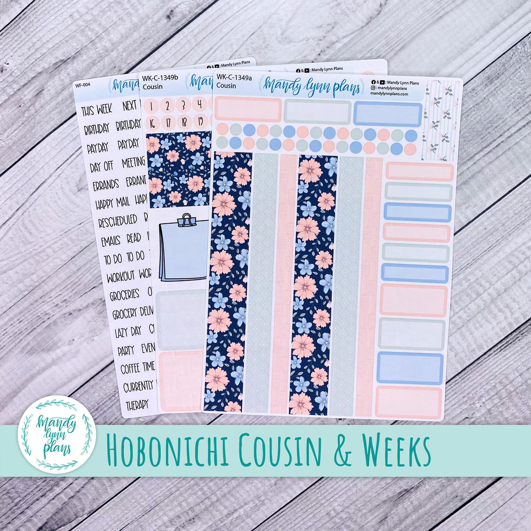 Weekly Kit || Hobonichi Cousin and Weeks || Spring Bloom || 349