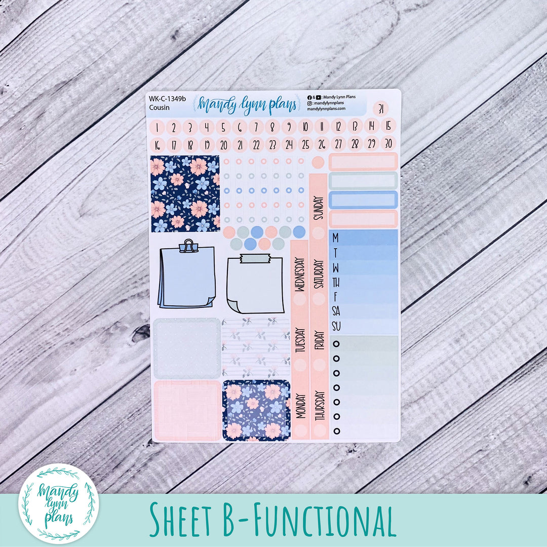 Weekly Kit || Hobonichi Cousin and Weeks || Spring Bloom || 349