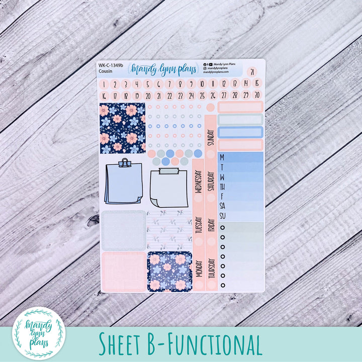 Weekly Kit || Hobonichi Cousin and Weeks || Spring Bloom || 349