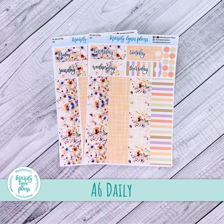 A6 Daily Kit || Rustic Wildflowers || DL-A6-3276