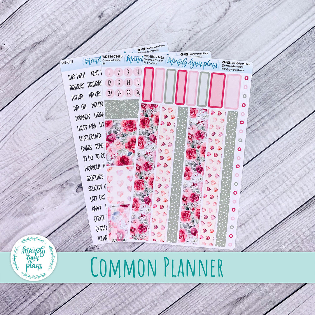 Weekly Kit || Sterling Ink Common Planners || Fall in Love || 348