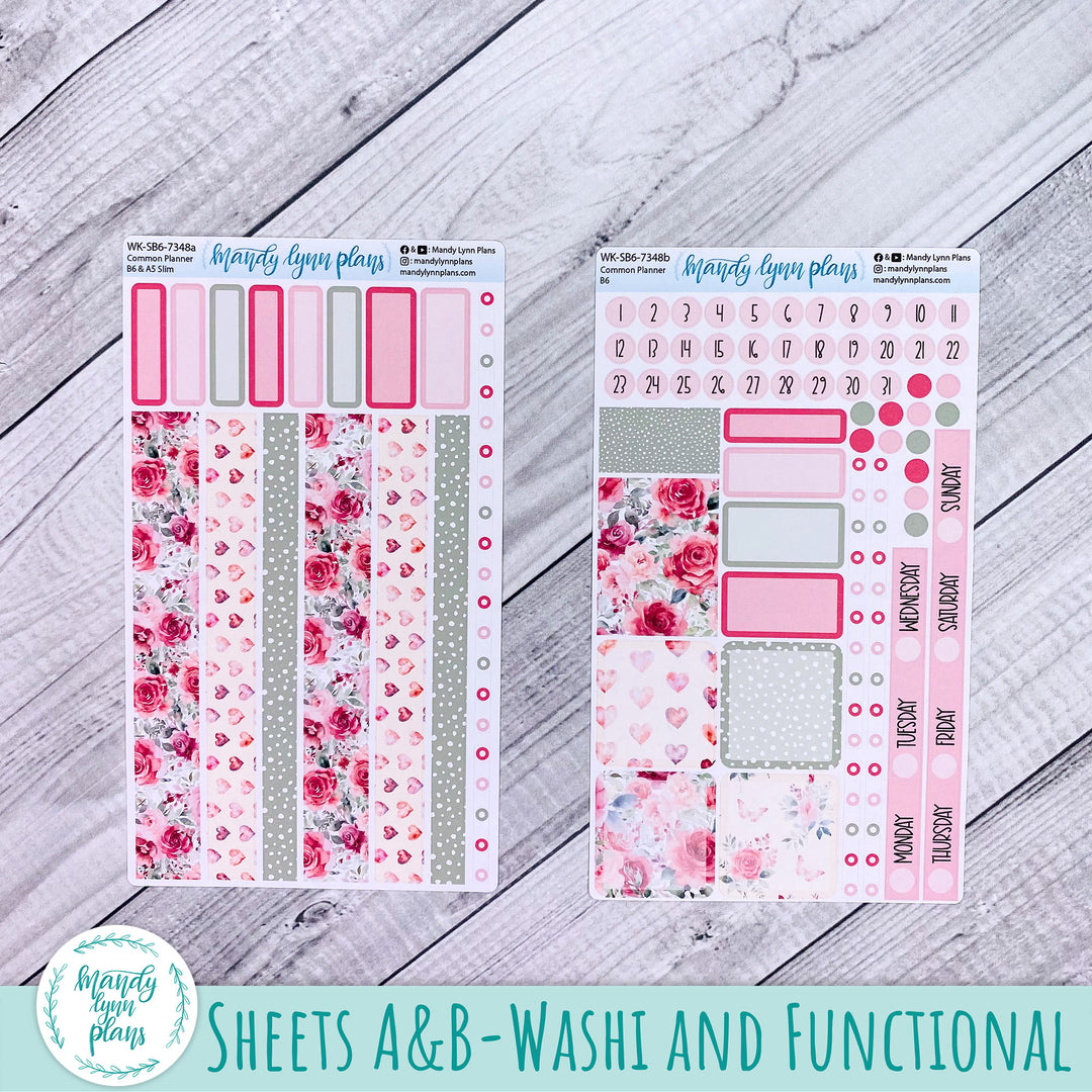 Weekly Kit || Sterling Ink Common Planners || Fall in Love || 348