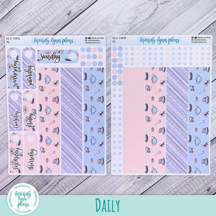 Daily Kit || A5, B6, A6 || Tea Party || 347
