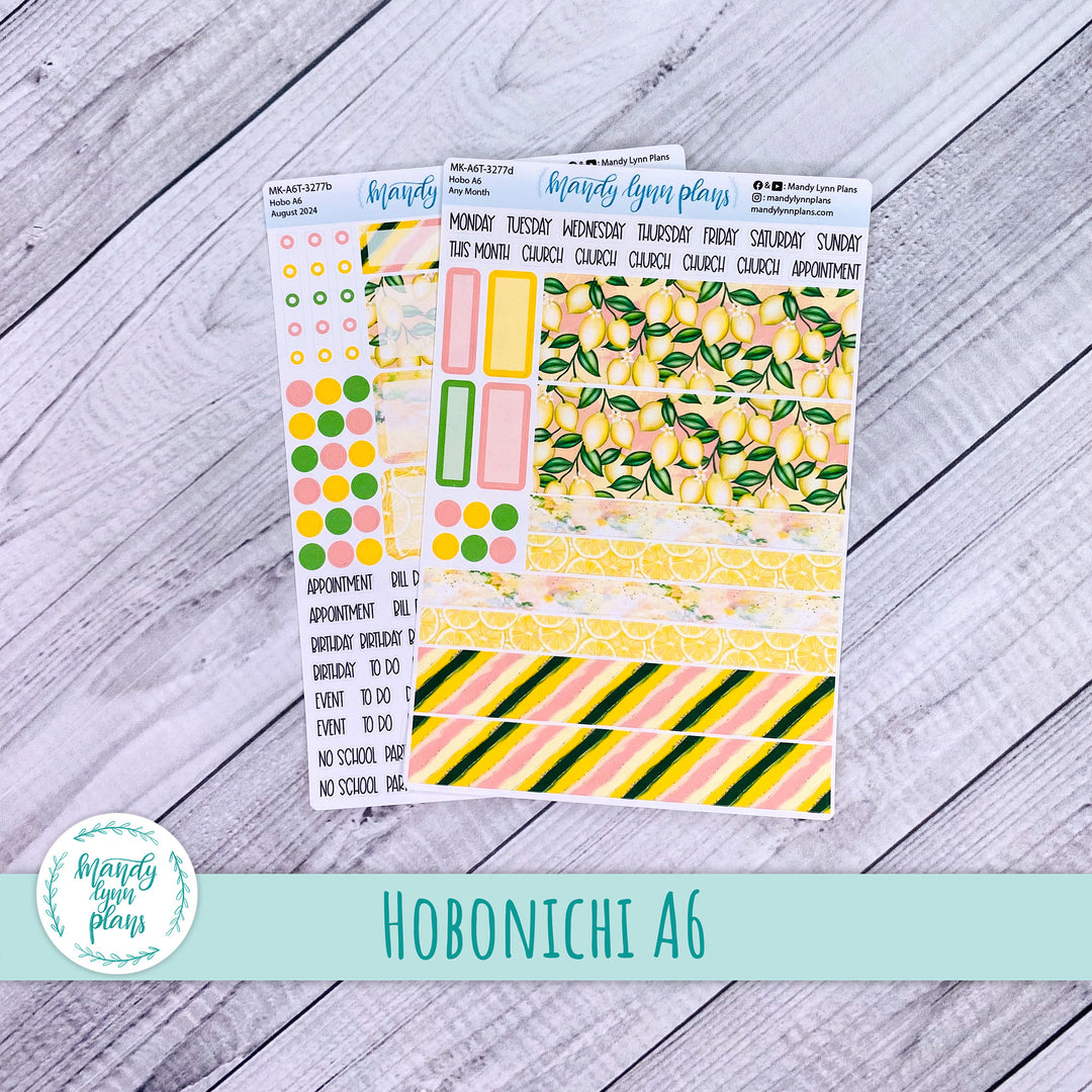 Any Month Hobonichi A6 Monthly Kit || Lemons || MK-A6T-3277