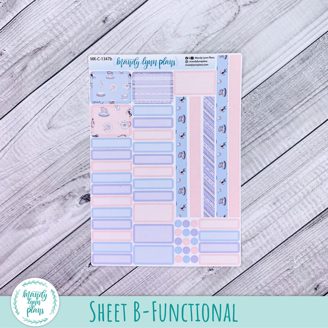 Monthly Kit || Hobonichi Cousin, Weeks, A6 || Tea Party || 347