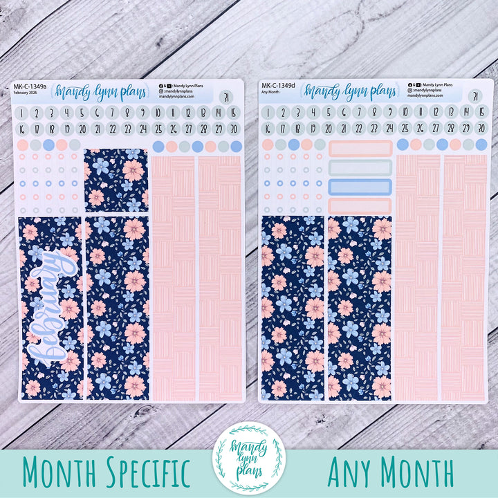 Monthly Kit || Hobonichi Cousin, Weeks, A6 || Spring Bloom || 349