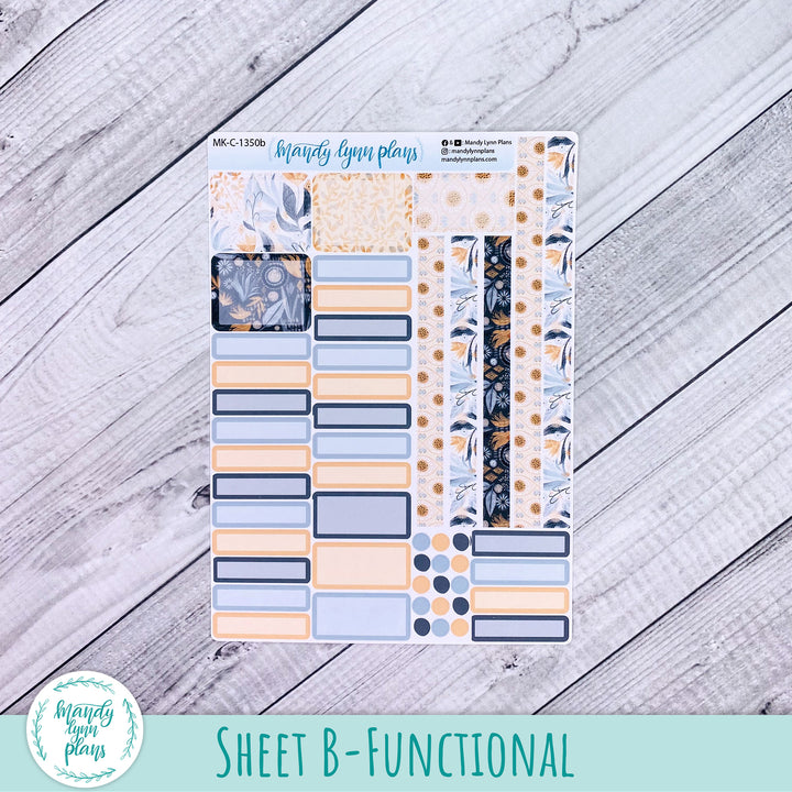 Monthly Kit || Hobonichi Cousin, Weeks, A6 || Watercolor Floral || 350