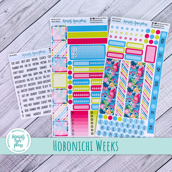 Hobonichi Weeks Weekly Kit || Flamingos || WK-W-2275