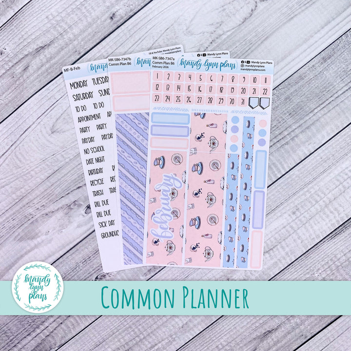 Monthly Kit || Sterling Ink A5, A5 Slim, B6, B6 Slim, N1, N2 Common Planner || Tea Party || 347