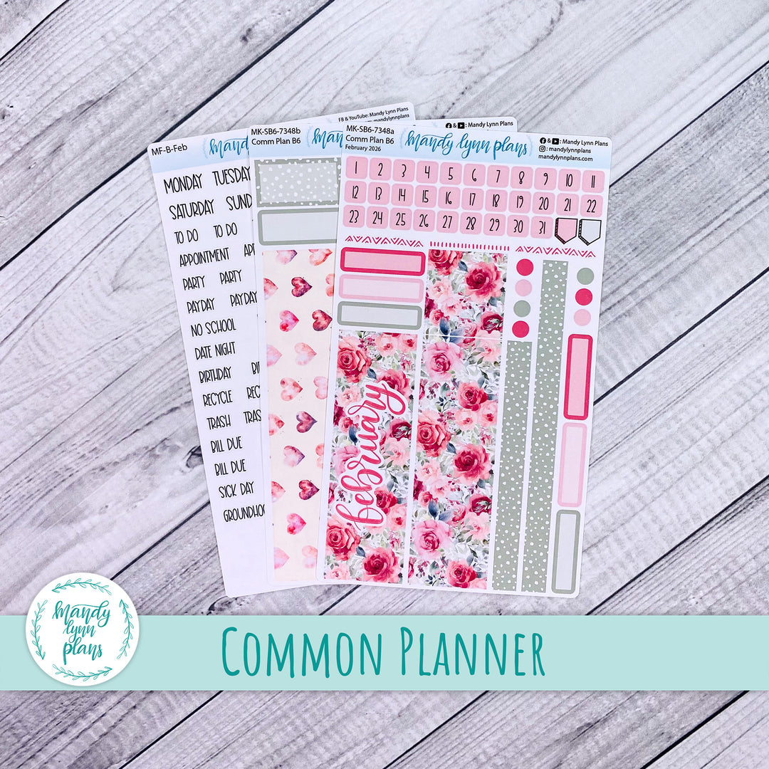 Monthly Kit || Sterling Ink A5, A5 Slim, B6, B6 Slim, N1, N2 Common Planner || Fall in Love || 348