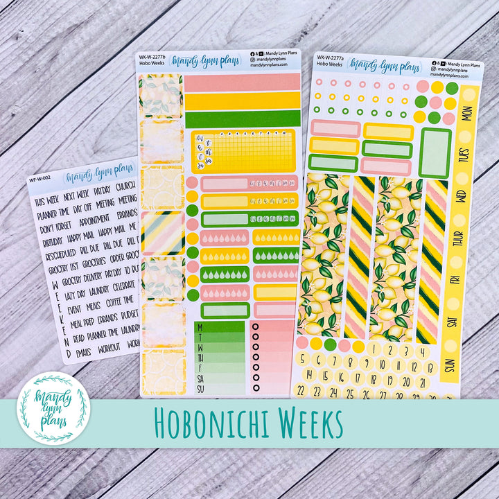 Hobonichi Weeks Weekly Kit || Lemons || WK-W-2277