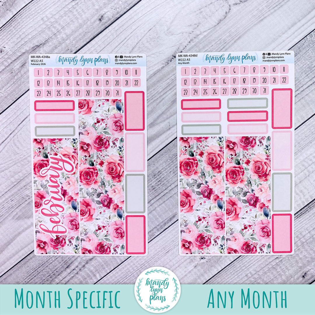 Monthly Kit || Wonderland 222 A5, B6, A6 || Fall in Love || 348