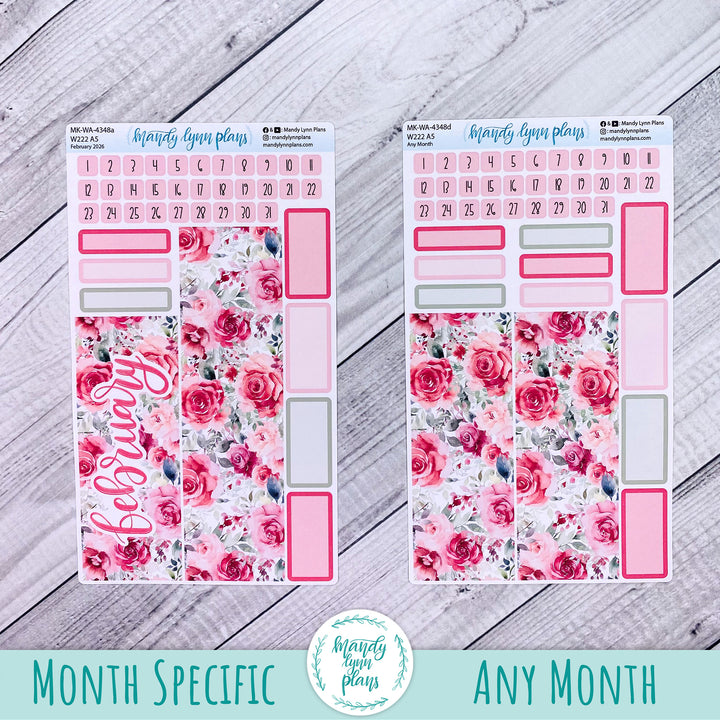 Monthly Kit || Wonderland 222 A5, B6, A6 || Fall in Love || 348