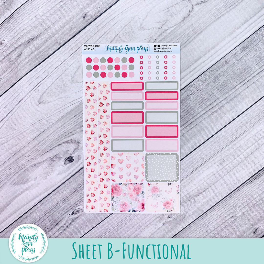 Monthly Kit || Wonderland 222 A5, B6, A6 || Fall in Love || 348