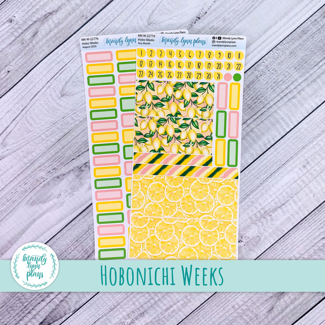 Any Month Hobonichi Weeks Monthly Kit || Lemons || MK-W-2277