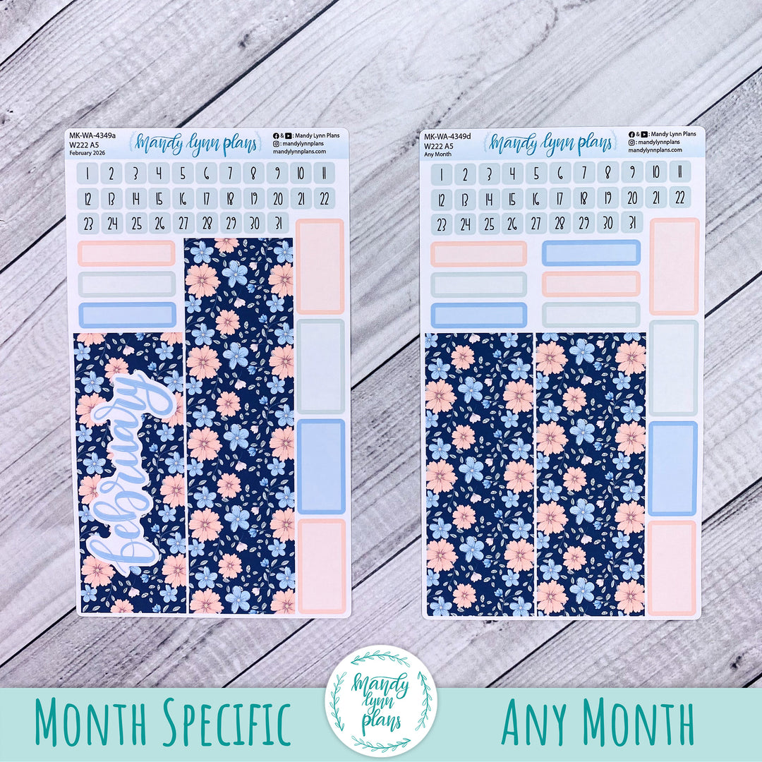 Monthly Kit || Wonderland 222 A5, B6, A6 || Spring Bloom || 349
