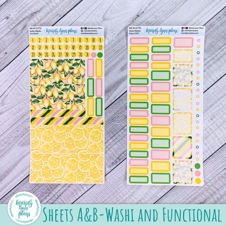 Any Month Hobonichi Weeks Monthly Kit || Lemons || MK-W-2277