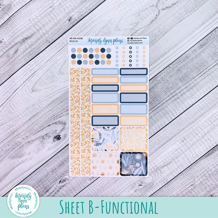 Monthly Kit || Wonderland 222 A5, B6, A6 || Watercolor Floral || 350