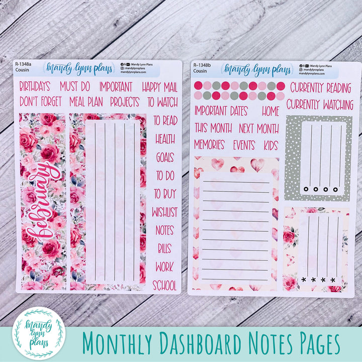 Dashboard Kit || Hobonichi, Common Planner, Wonderland 222, Plans by Just Scribble || Fall in Love || 348
