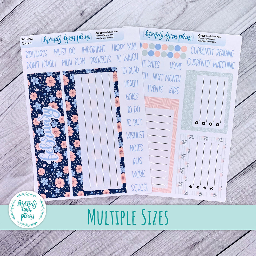 Dashboard Kit || Hobonichi, Common Planner, Wonderland 222, Plans by Just Scribble || Spring Bloom || 349