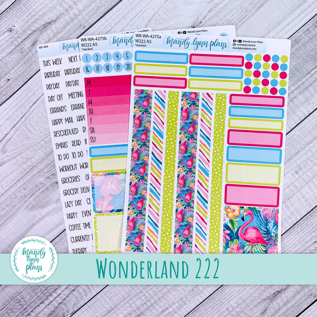 2024  Wonderland 222 Weekly Kit || Flamingos || 275