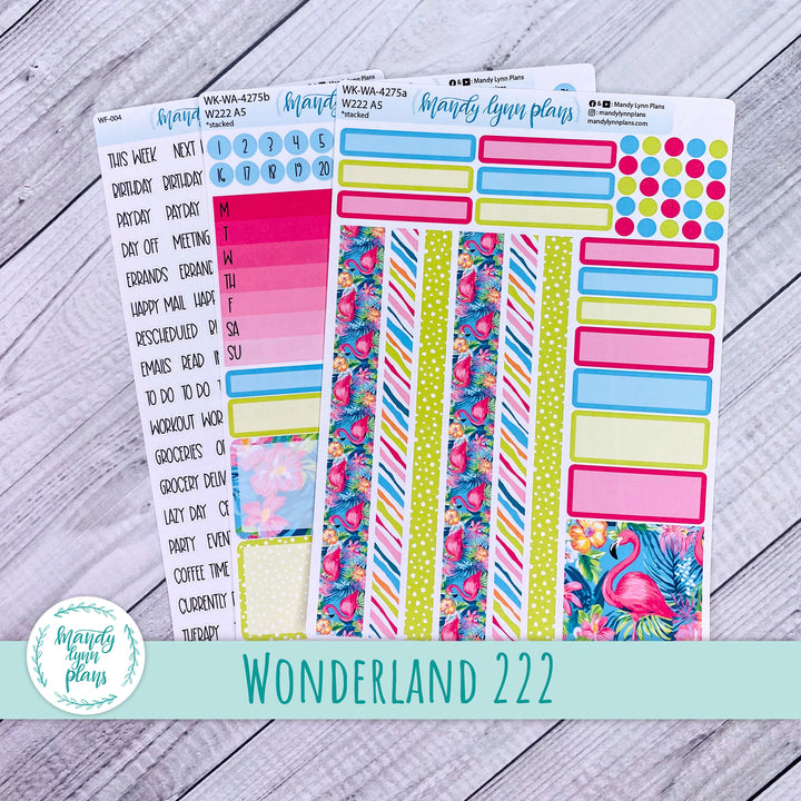 2024  Wonderland 222 Weekly Kit || Flamingos || 275