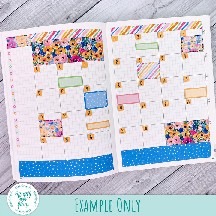 Monthly Kit || A5, B6, A6 Plans by Just Scribble || Time to Party || 344