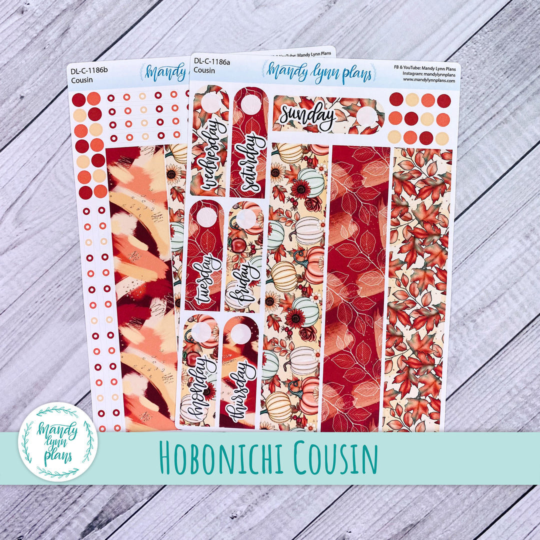 Hobonichi Cousin Daily Kit || Festive Autumn || DL-C-1186