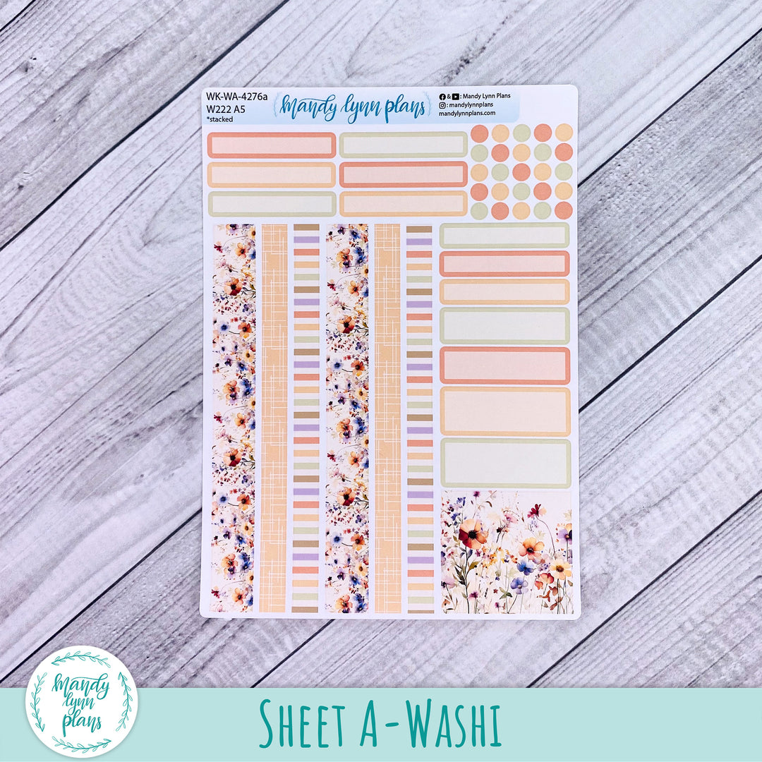 Wonderland 222 Weekly Kit || Rustic Wildflowers || 276