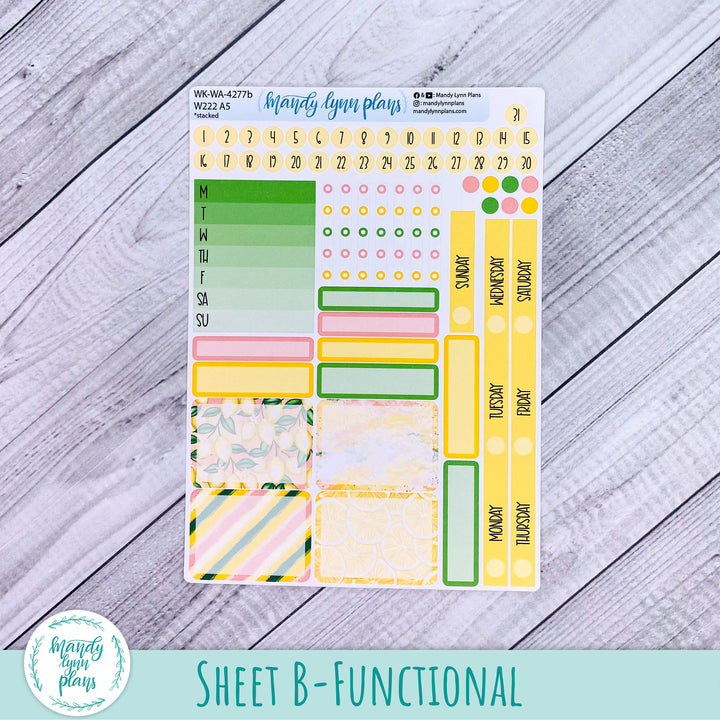 2024  Wonderland 222 Weekly Kit || Lemons || 277