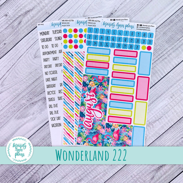 Wonderland 222 August 2024 Monthly Kit || Flamingos || 275