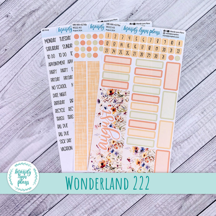 Wonderland 222 August 2024 Monthly Kit || Rustic Wildflowers || 276