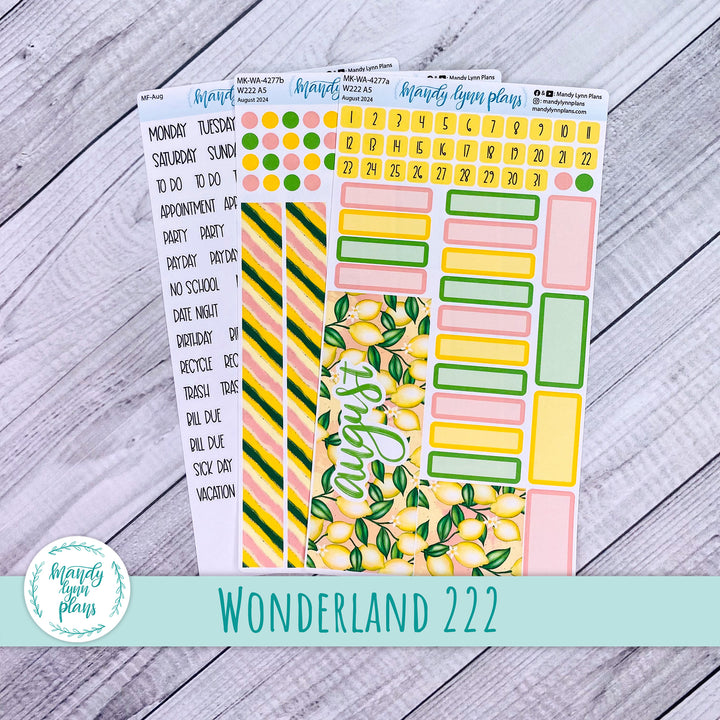 Wonderland 222 August 2024 Monthly Kit || Lemons || 277