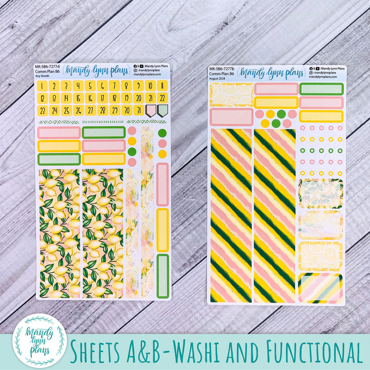 Any Month Common Planner Monthly Kit || Lemons || 277