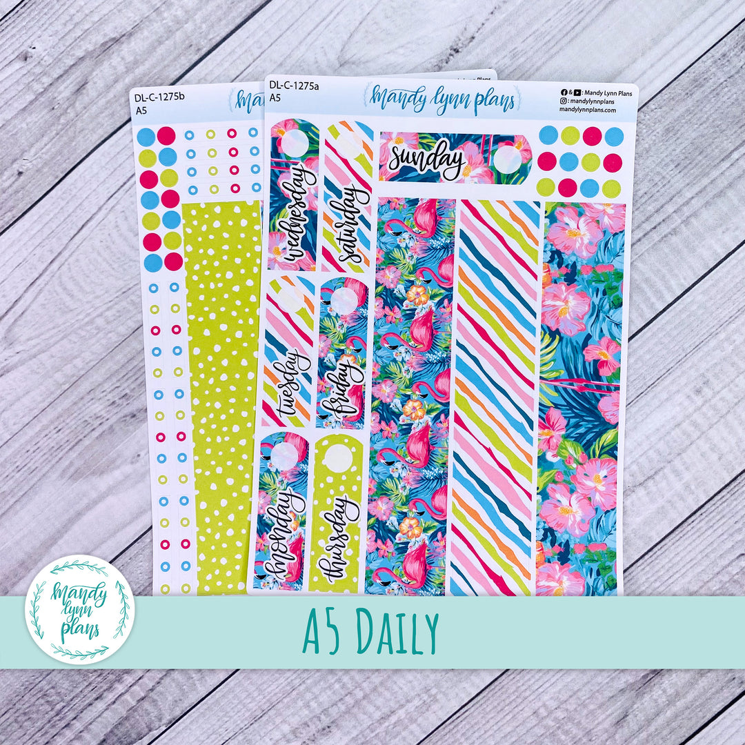 A5 Daily Kit || Flamingos || DL-C-1275