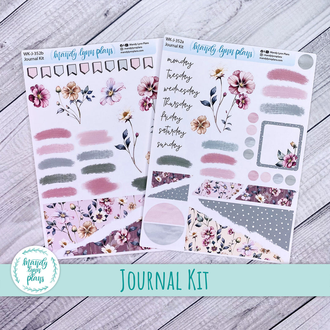 Floral Elegance Journal Kit || WK-J-352