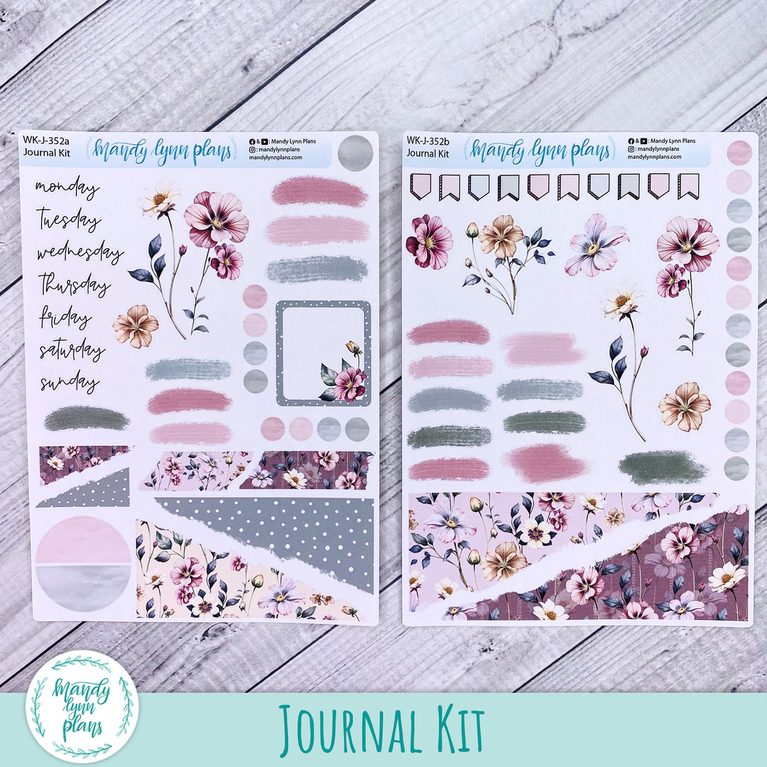 Floral Elegance Journal Kit || WK-J-352
