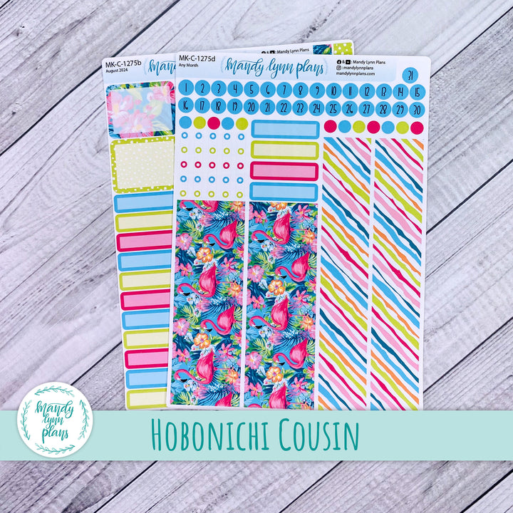 Any Month Hobonichi Cousin Monthly Kit || Flamingos || MK-C-1275