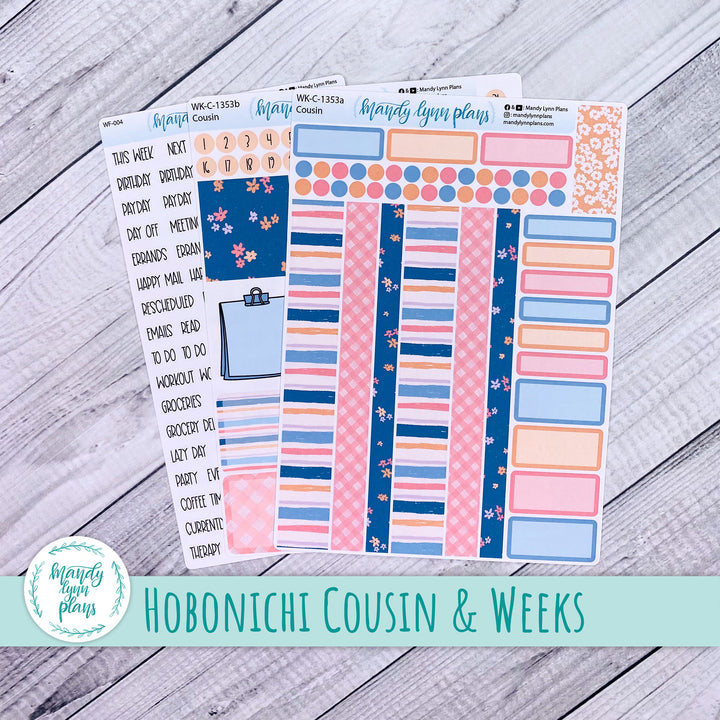 Weekly Kit || Hobonichi Cousin and Weeks || Springtime Motifs || 353