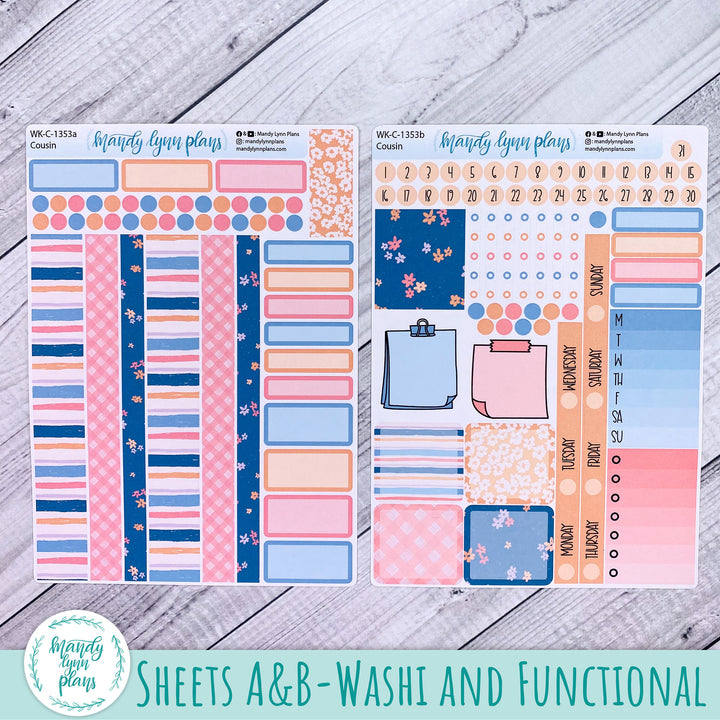 Weekly Kit || Hobonichi Cousin and Weeks || Springtime Motifs || 353