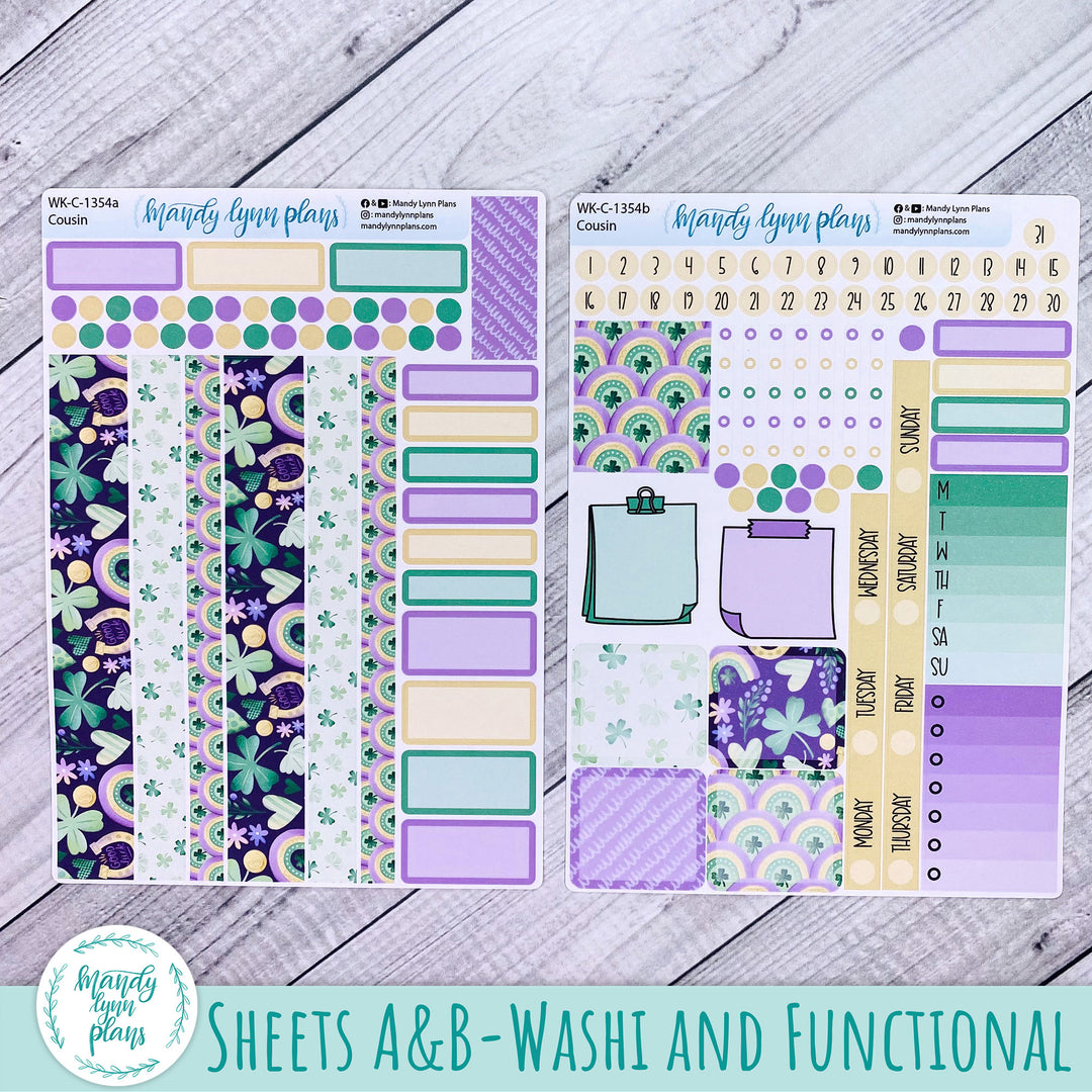 Weekly Kit || Hobonichi Cousin and Weeks || Happy-Go-Lucky || 354